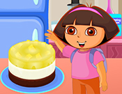 Dora's Cooking Mango Cheesecake