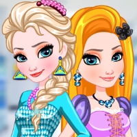 Elsa And Rapunzel Matching Outfits