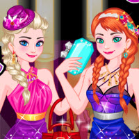 Elsa and Anna Sisters Night Out